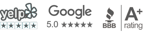 Yelp & Google 5-star - BBB A+